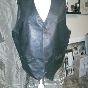 Phase 2 black leather vest